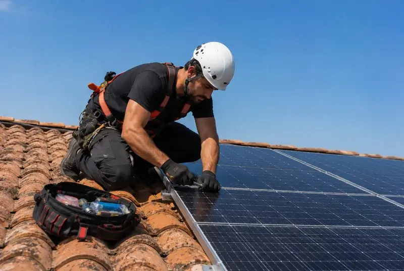 Maintenance et monitoring de panneaux solaires à Cagnac-les-Mines